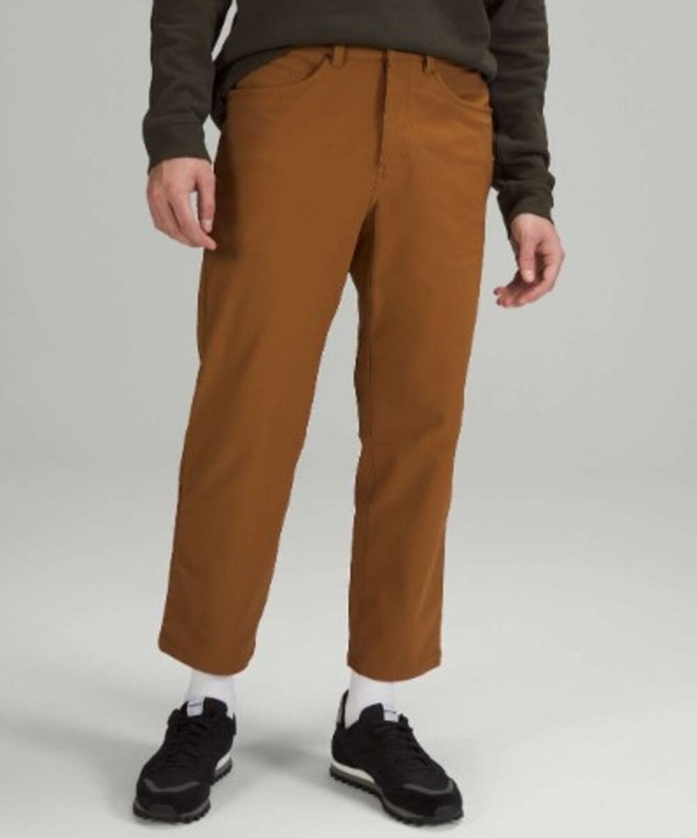 Lululemon ABC Relaxed-Fit Crop Pant Cord Copper Brown 33